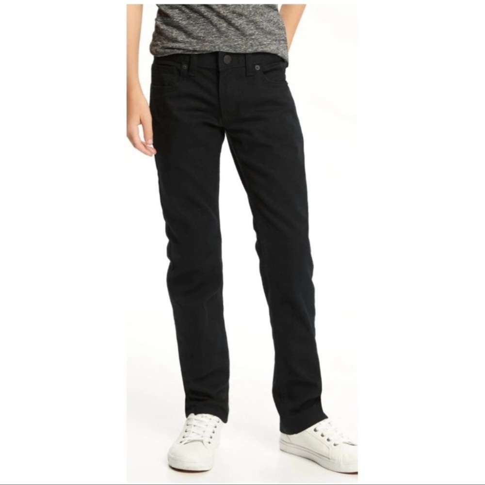 LRG True Straight Fit Stretch Midnight Black Jeans